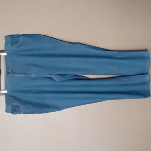 Woman Within Straight Leg Jeans w Elastic Back Size 28W